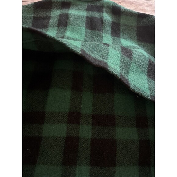 Vintage Ak Jac MWG Flannel Shirt Winnipeg Canada Shacket Buffalo Plaid Button - Picture 7 of 8